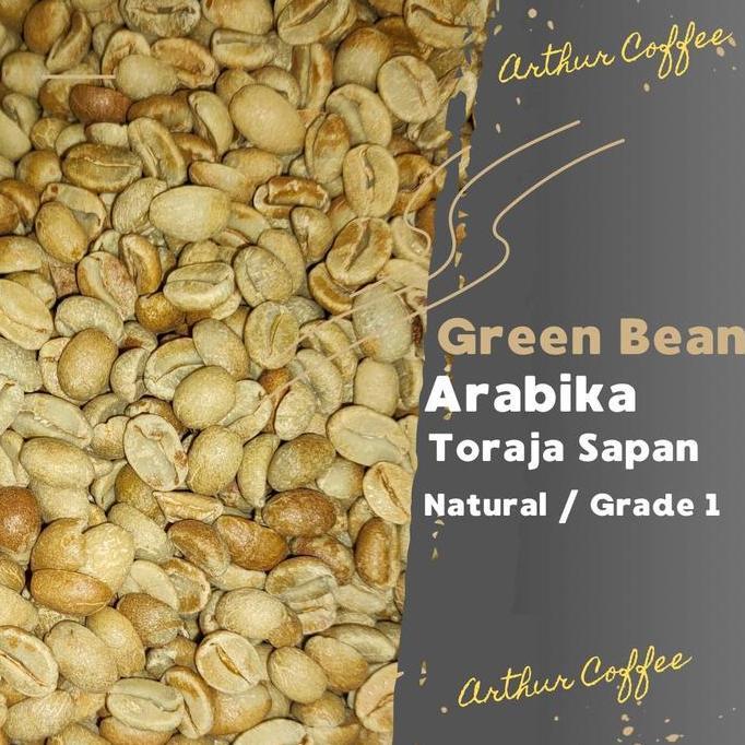 Green bean / biji kopi arabika Toraja Sapan - Natural TERMURAH