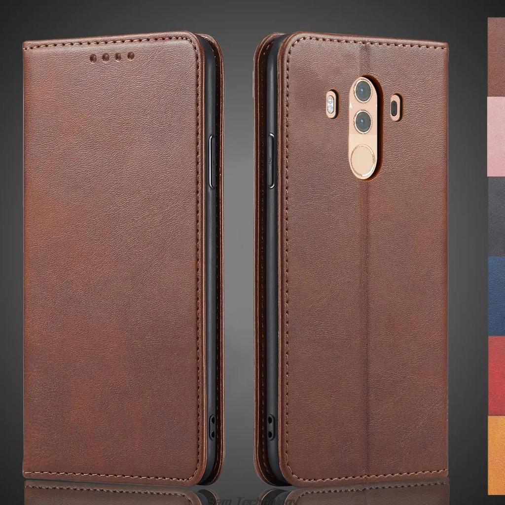 Magnetic attraction Leather Case for Huawei Ascend Mate 10 Pro 6.0" Holster Flip Cover Case Wallet P