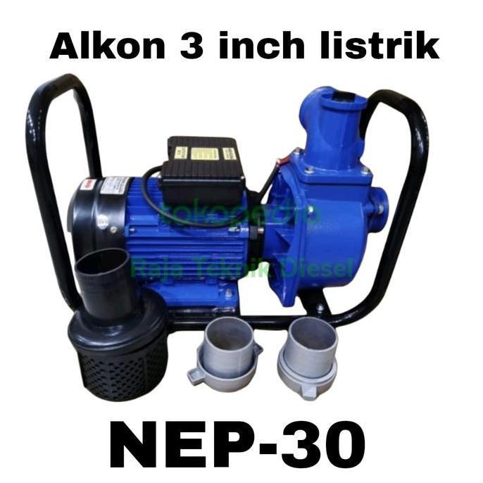Promo| Pompa Air Alkon 3 Inch Listrik Nishikawa Nep-30 Electric Water Pump
