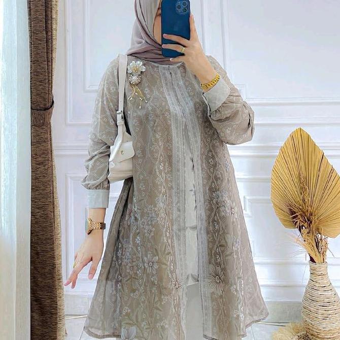 Sale Anggun Tunik By Hmf Atasan Muslim