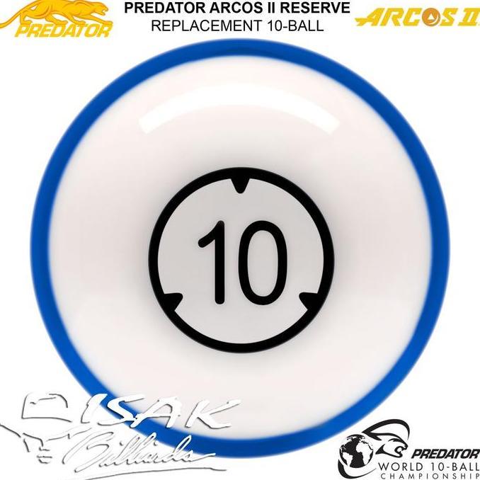 Predator Arcos II 10-Ball | Replment Bola Eceran Billiard Pool
