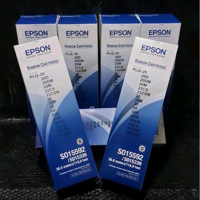 Pita Epson Plq-20 Original / Ribbon Cartridge Plq-20 Printer Kualitas Terbaik Harga Termurah