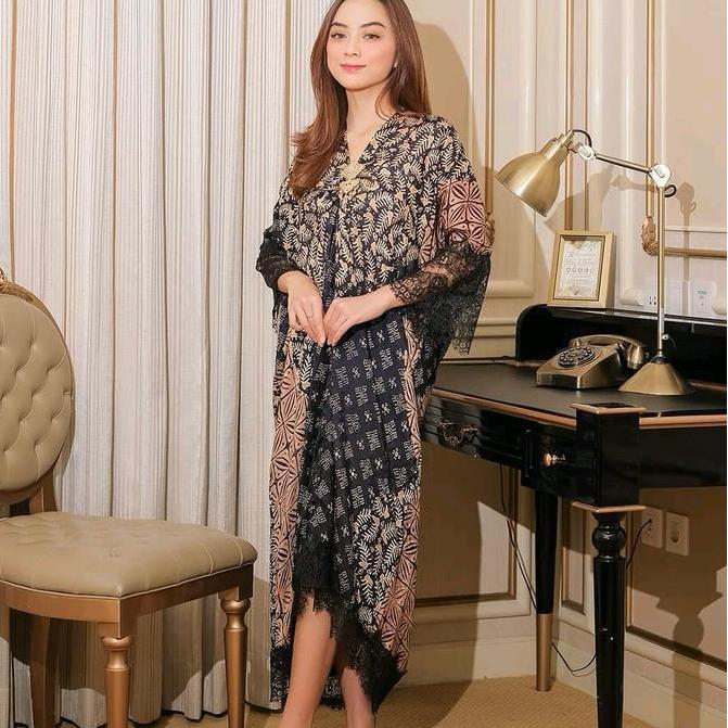 Kaftan Midi Kaftan Jumbo Kaftan Premium Kaftan Batik Muslim Panjang Wanita Viscose