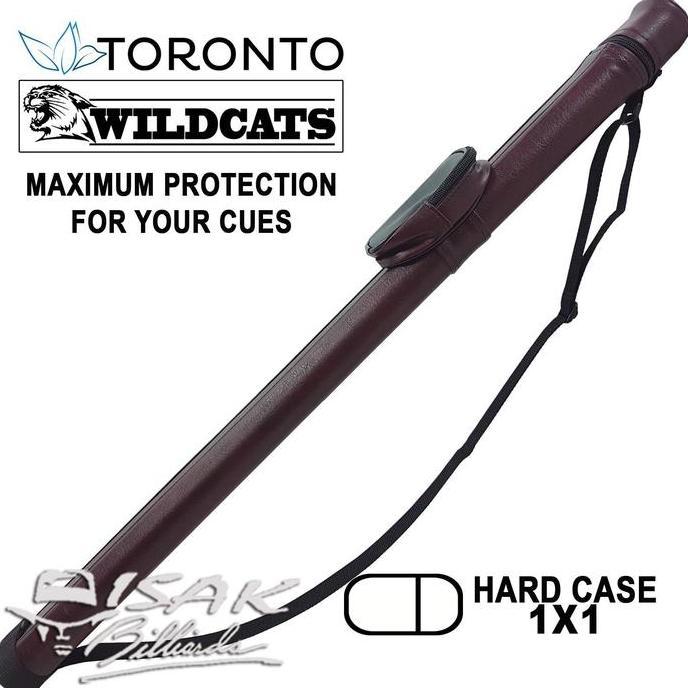 Toronto Wildcats 1x1 Case 115 - Tas Stick Hard Cue Billiard Biliar