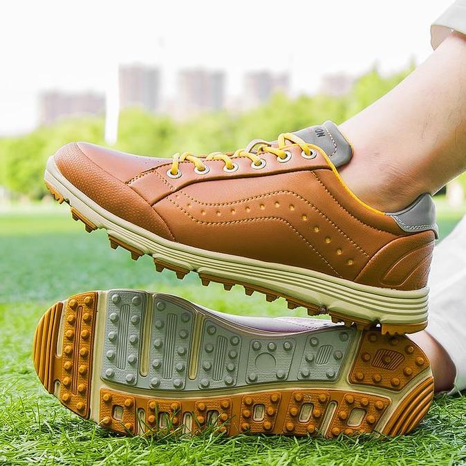 Sepatu Golf Bebas Paku Sepatu Golf Pria Plus Ukuran Pelatihan Golf S Original