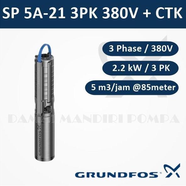 Pompa Submersible Grundfos SP 5A-21 380V