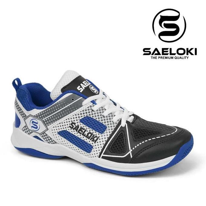 Gratis Ongkir Saeloki Sepatu Badminton Sl05 Ukuran 39-43 Outdoor Sporty & Nyaman Material Merry Mesh