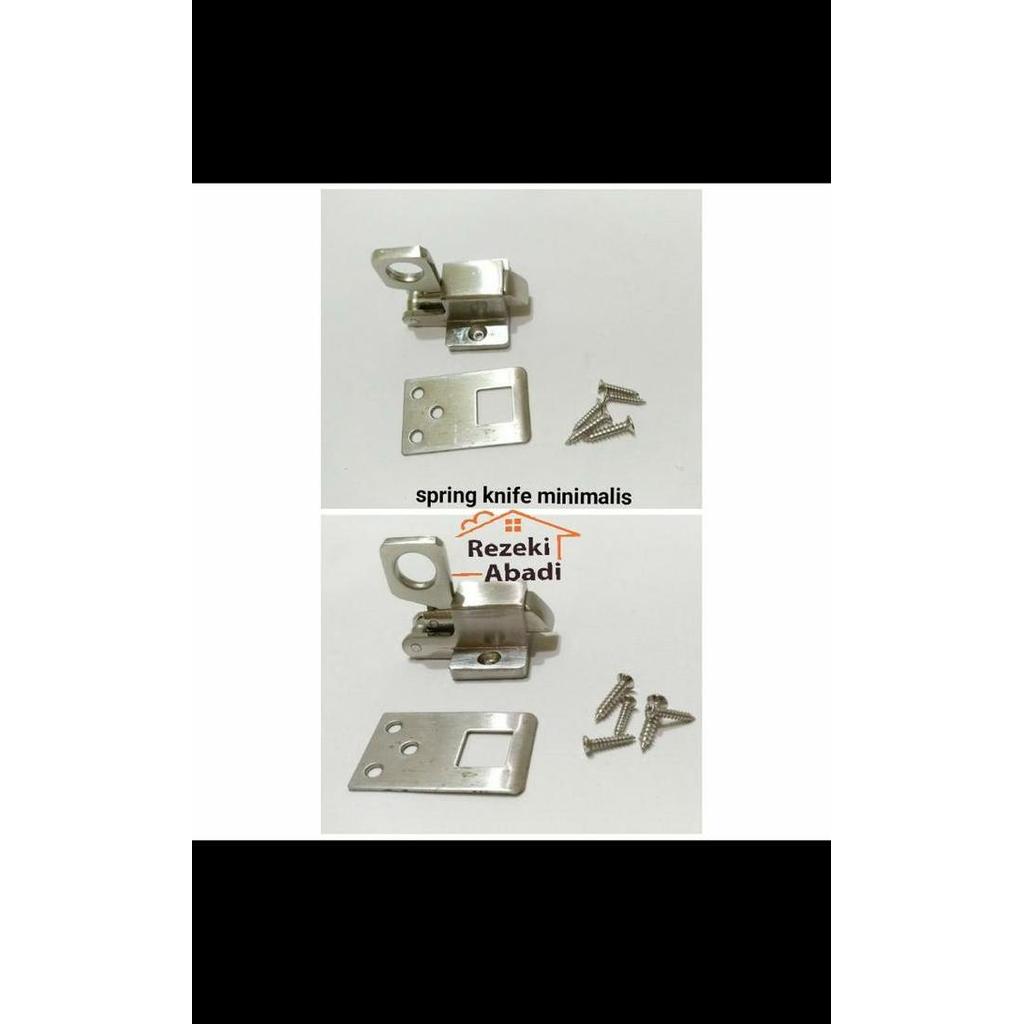 Spring Knife Minimalis BNZ / Slot Jendela / Grendel Jendela