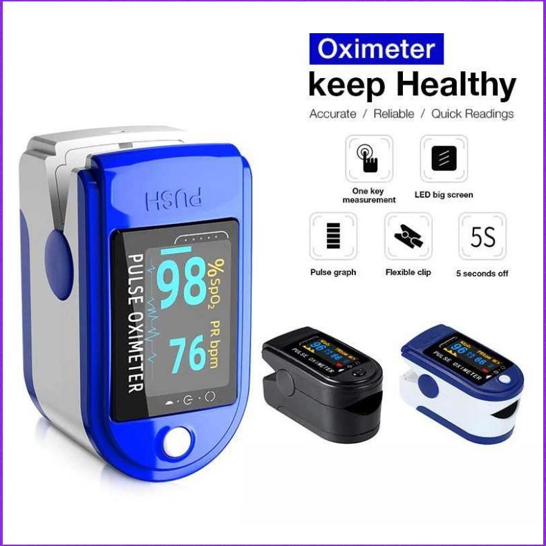 COD ABCMASK Alat Pengukur Detak Jantung Kadar Oksigen Oximeter / alat pengukur detak jantung digital