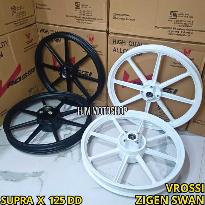 VELG RACING SUPRA X 125 DOUBLE DISC - SUPRA X 125 DD PALANG 8 VROSSI ZIGEN SWAN