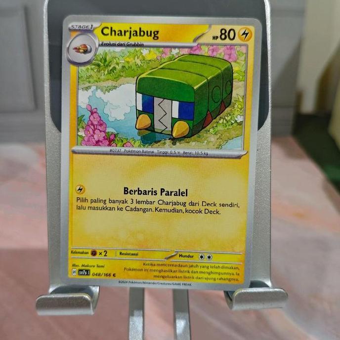 Kartu Pokemon Sv7s Stage 1 Charjabug