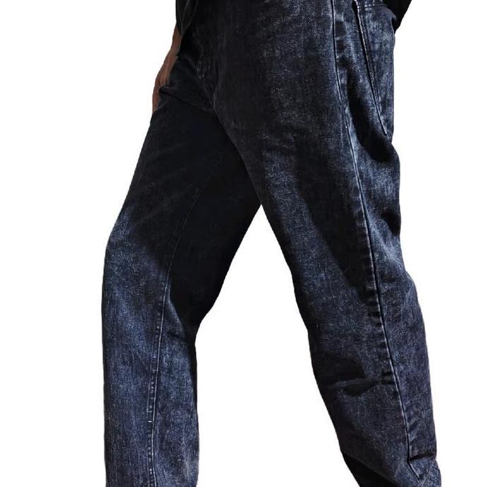 Promo Celana Jeans Pria Loose Pant Nyaman Panjang Denim
