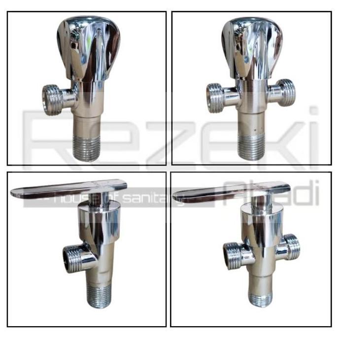 Stop Kran Single Double Stainless Murah - Stop Kran Wastafel - Stop KranClosetToilet
