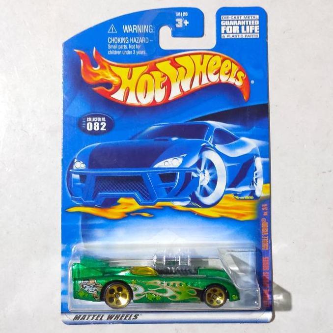 Hotwheels Hot Wheels Double Vision hijau 2001 Extreme Sports Series