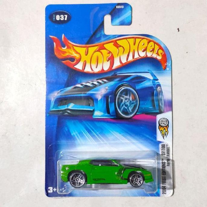 Hotwheels Hot Wheels Rapid Transit hijau 2004 First Editions rare
