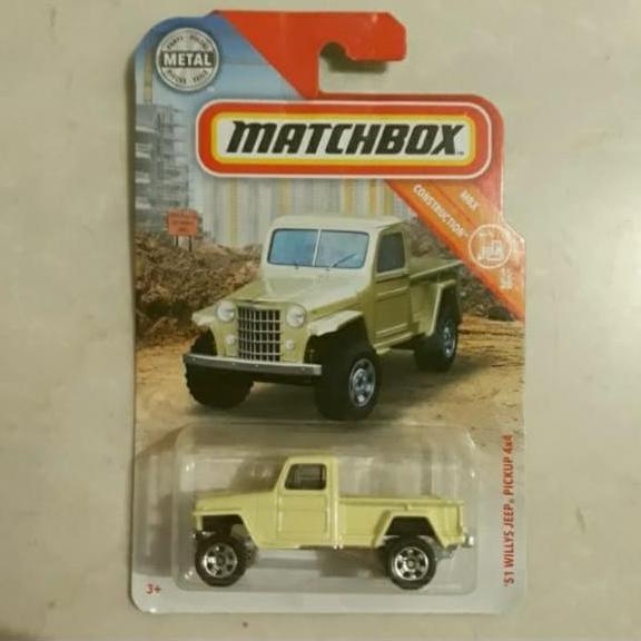 matchbox 51 willys jeep pickup 4x4
