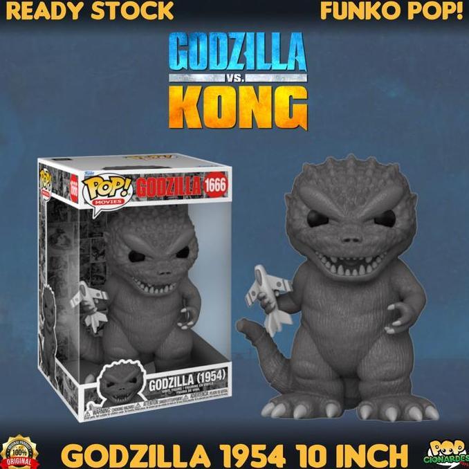 Funko POP Movies - Godzilla vs Kong - Godzilla 1954 10 Inch #1666