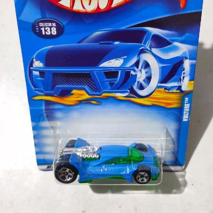 Hotwheels Hot Wheels Vulture biru hijau 2001 HW blue card rare