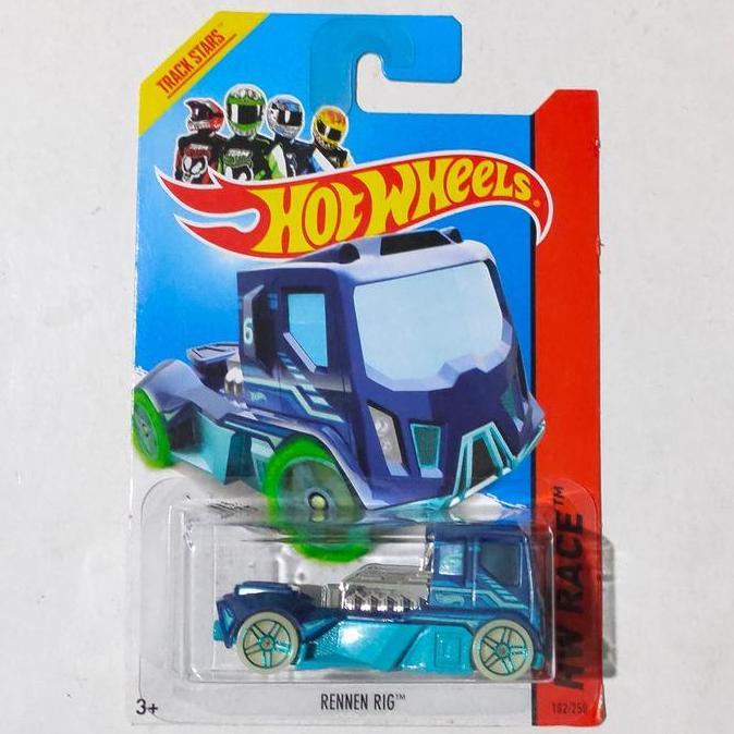 Hotwheels Hot Wheels Rennen Rig biru 2014 HW Race Glow in the Dark