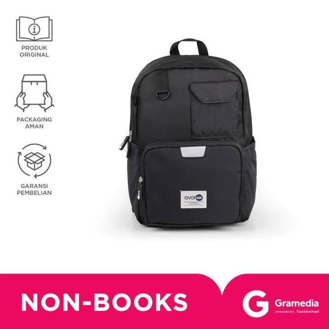Eversac Backpack Junio Delta Black