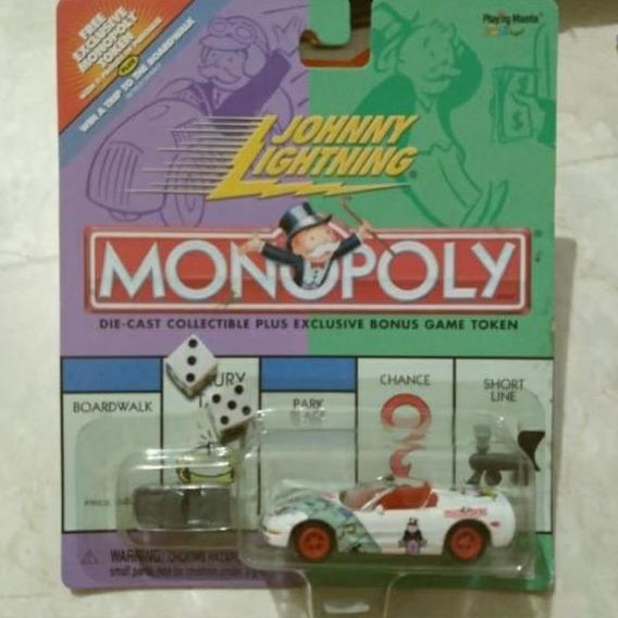johnny lightning monopoly diecast corvette