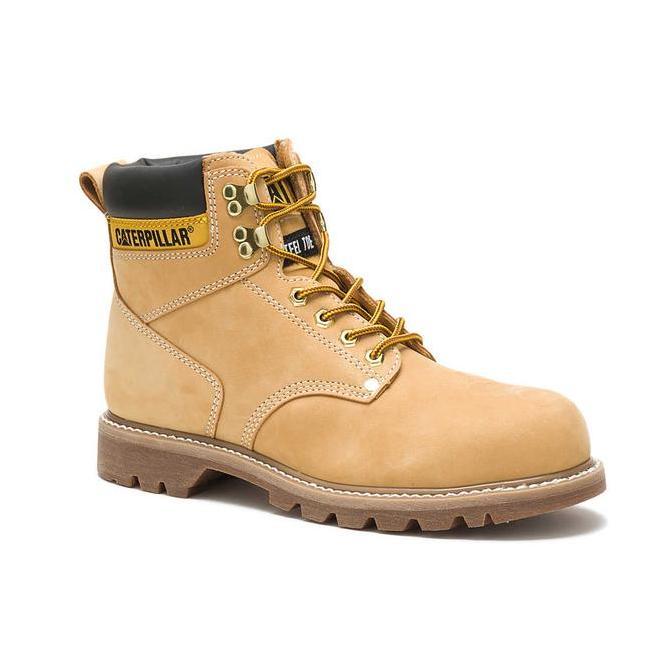 Sepatu safety Caterpillar Second shift ST honey original