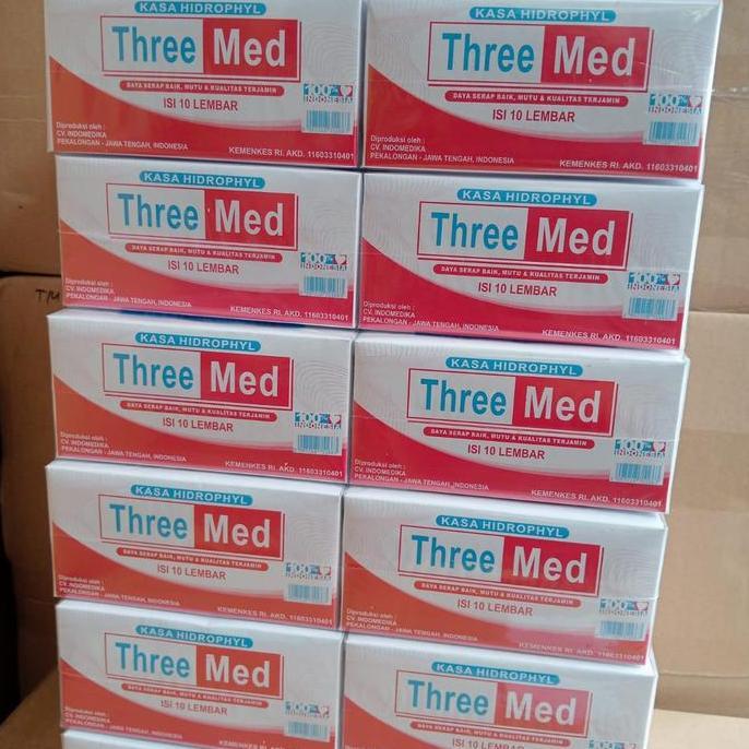 Medivix- Kasa Hidrofil Steril Narita Farma Isi 10 Box Kasa Steril Kassa Steril