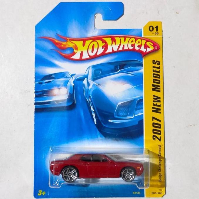 Hotwheels Hot Wheels Dodge Challenger Concept Merah hati 2007 New Models