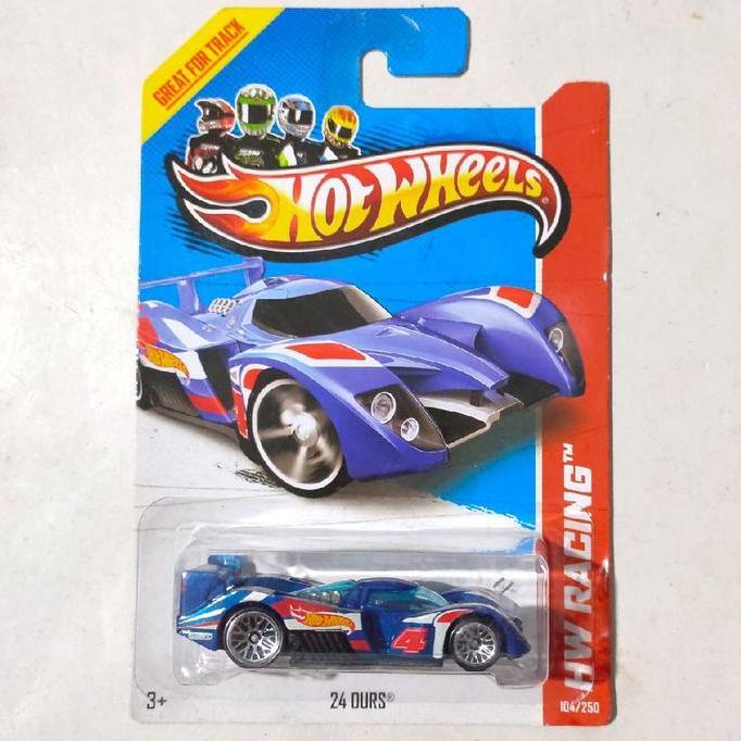 Hotwheels Hot Wheels 24 Ours Biru 2013 HW Racing Team rare