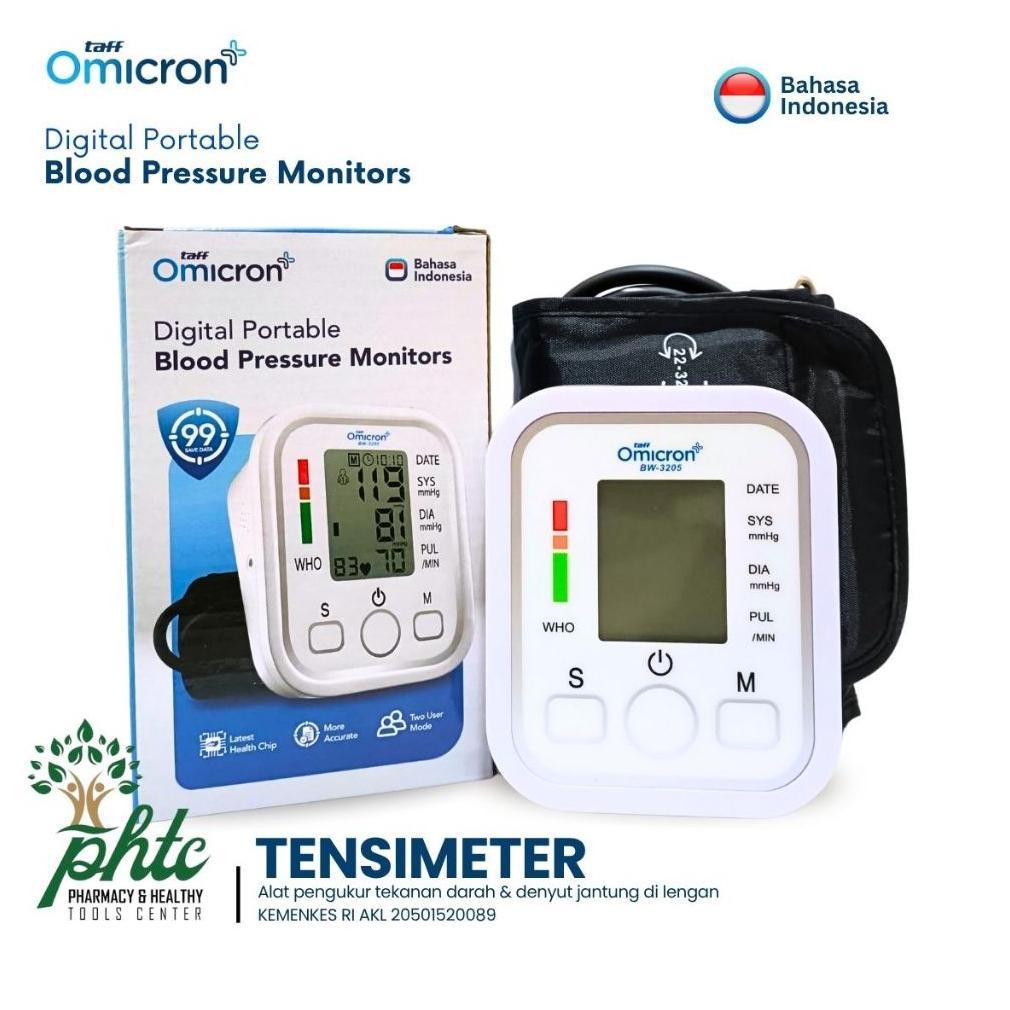 Taff Omicron BW-3205 Tensimeter Digital BW 3205 l Alat Ukur Tekanan Darah BW3205 Omicron