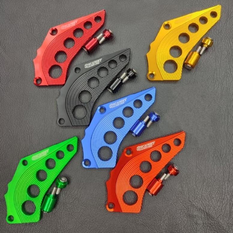Cover Gear Depan Scarlet Racing Orinal Klx 150 / Dtracker 150 Tutup Gear Depan Klx Dtracker