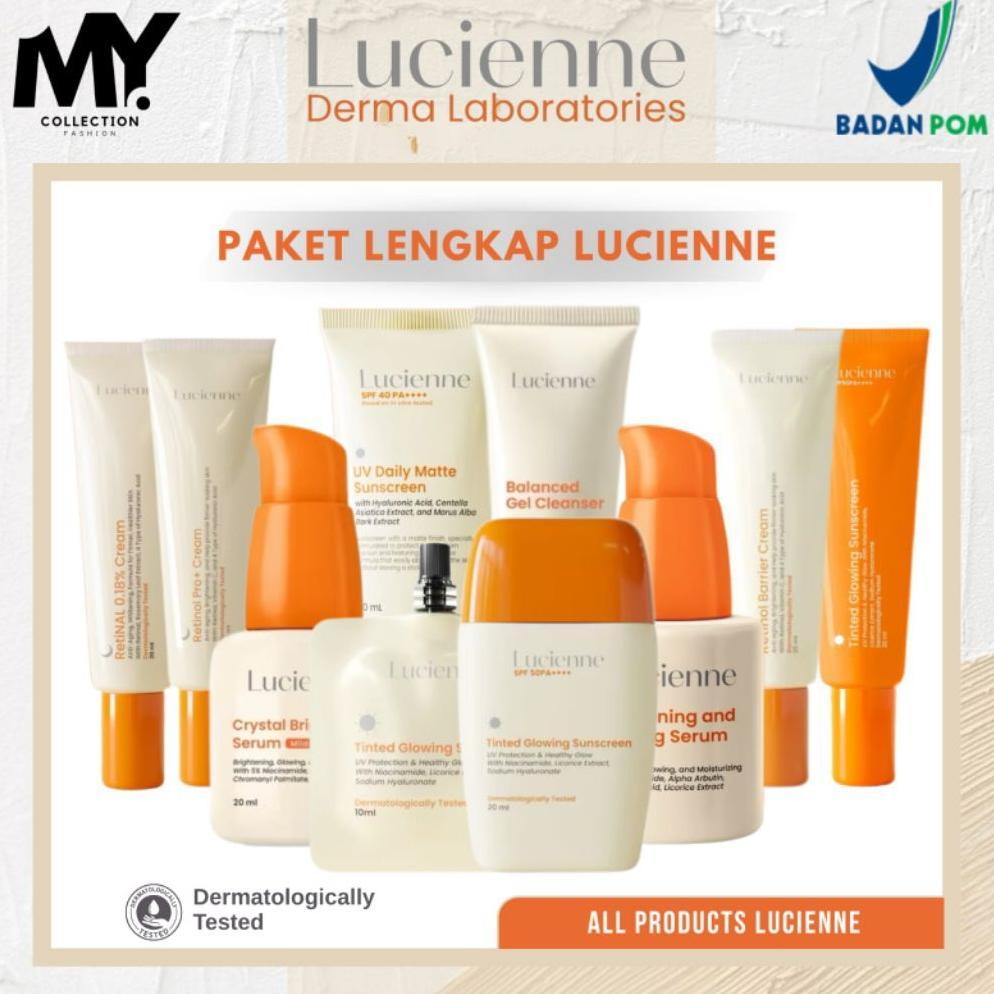 [READY SIAP KIRIM] LUCIENNE Tinted Glowing Sunscreen - Auto Glowing | Retinol lucienne