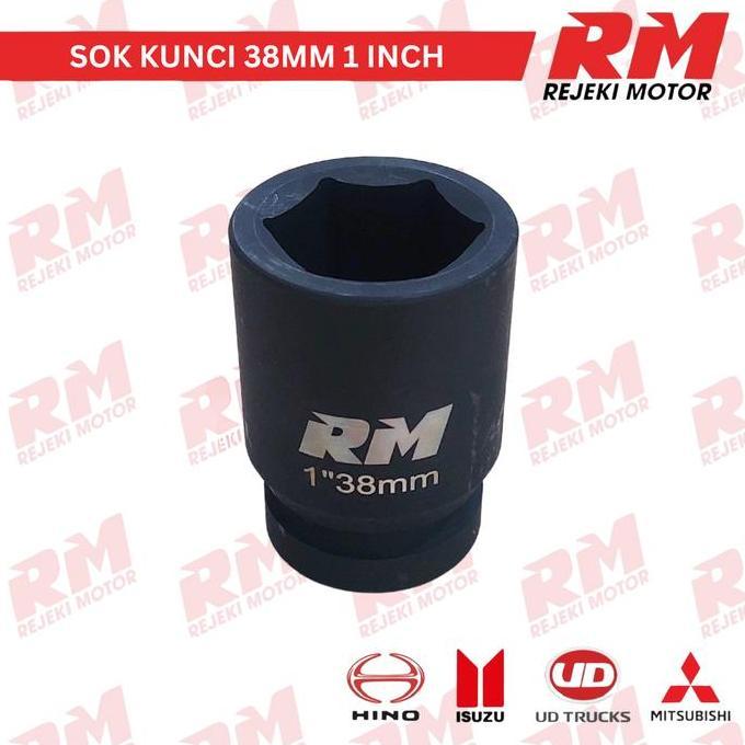 Promo MATA SOK IMPACT 38 MM KUNCI SOCK RODA TRUCK 1 INCH 38 MM KUNCI SHOCK Diskon
