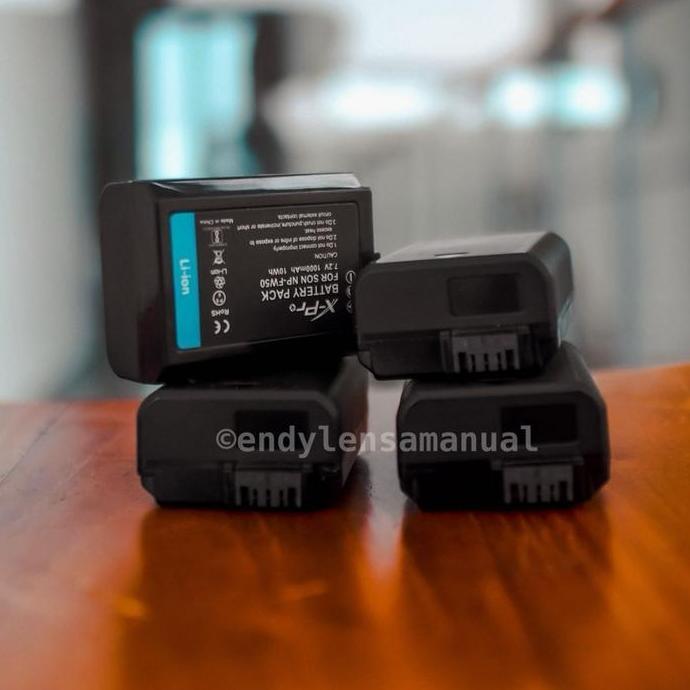 Baterai Battery Replacement Untuk Penganti Kamera Sony Np Fw50 Merk X-Pro Second