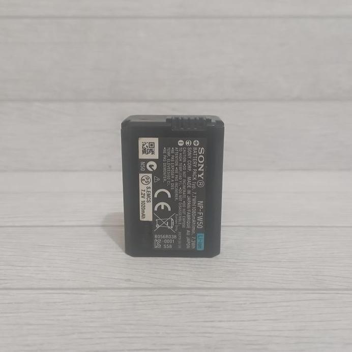 Baterai Original Copotan Np- Fw50 For Sony E Mount Very Good Condition Second