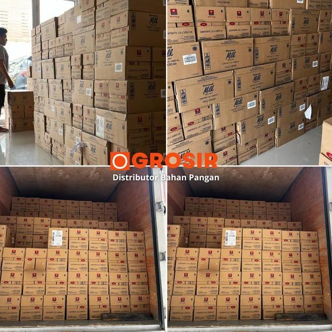 Milkwiol- Susu Diamond Uht 1 Liter Full Cream Karton Isi 12 Pcs Dus