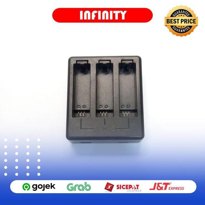 Charger Triple Kingma Gopro Hero 7 / 6 / 5  Original Second Second