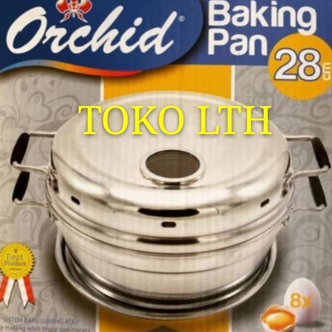 BAKING PAN / PANCI PEMANGGANG KUE 28 cm ORCHID