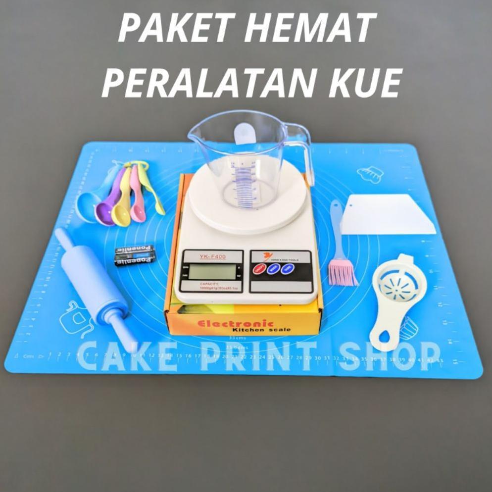 [CAQUEEN] Paket Hemat Alat Pembuat Adonan Kue / Peralatan Kue Lengkap