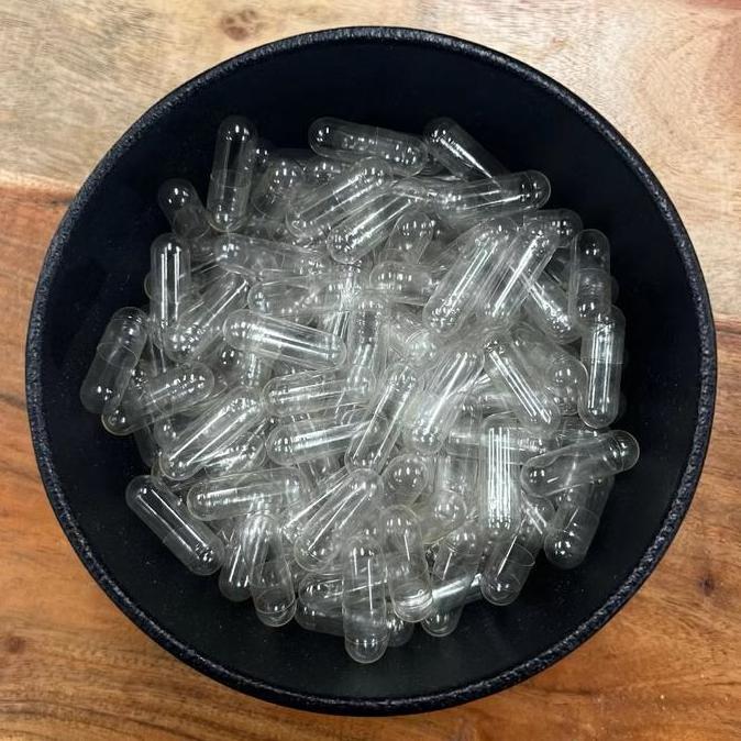 Grildd- Cangkang Kapsul Kosong Bening Vegan Natural Rumput Laut Kualitas Import Dan Lokal