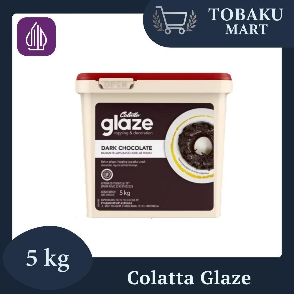 [CAQUEEN] COLATTA GLAZE 5KG ALL VARIANT GLAZE WARNA-WARNI SIAP PAKAI UNTUK KUE, DONAT, ROTI, DAN PAS