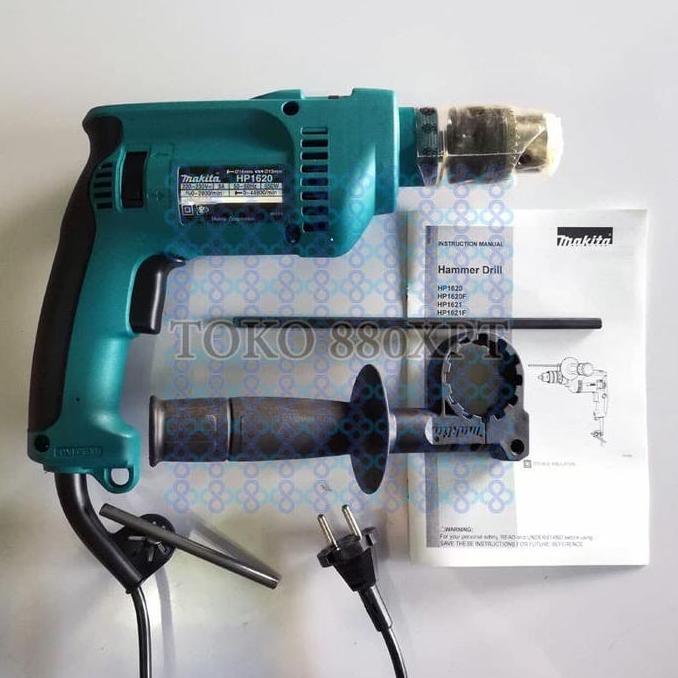 (:(:(:(] Makita HP1620 Mesin Bor Beton Tembok Hammer Drill 16mm