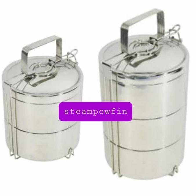 Delicia Tempat Makan Stainless Steel Lunch Box