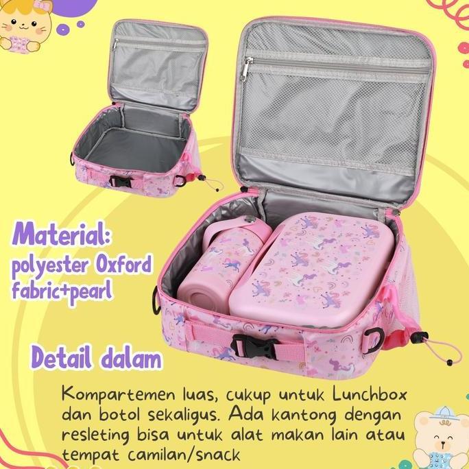 YUMBENTO SET LUNCH BOX HANDLE LUNCHBOX BOTTLE TAINLESS LUNCH BAG KARAKTER