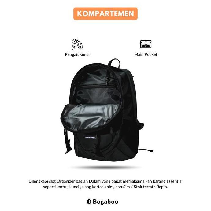Bogaboo Raamis daypack 25 Liter slot laptop - tas ransel outdoor  - tas sekolah Pria