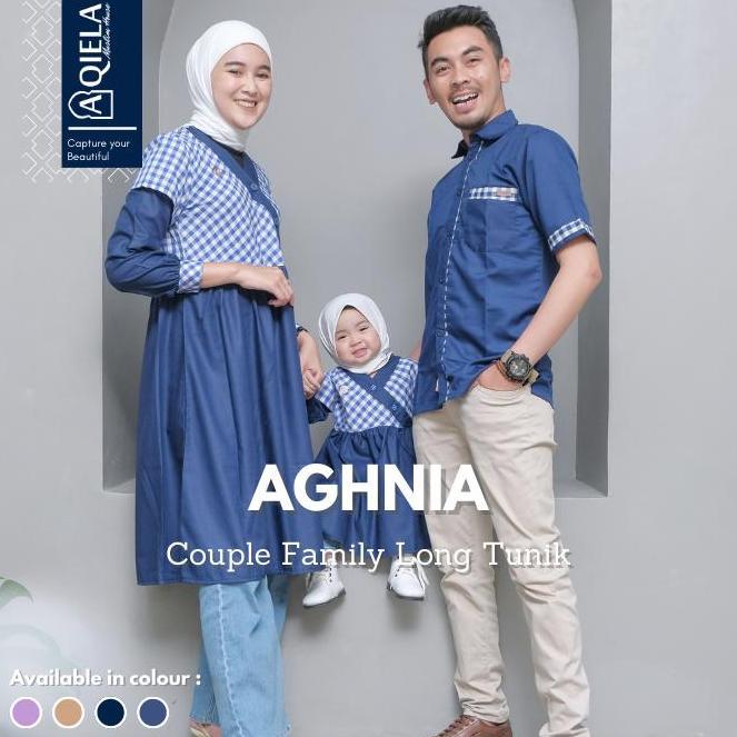 Tunik Couple Keluarga Aghnia by Aqiela Muslim House