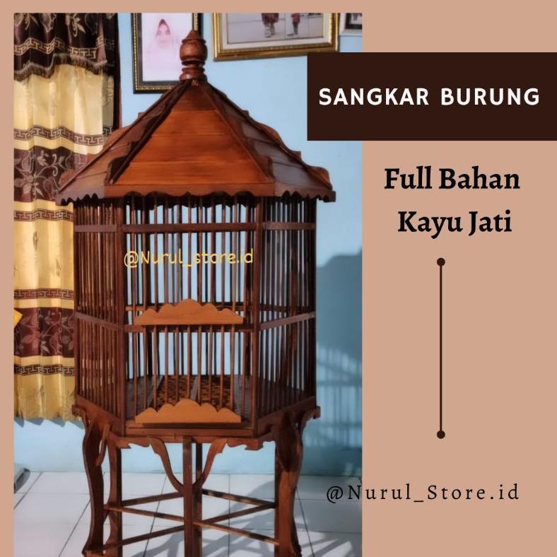 -HSR- SANGKAR BURUNG / SANGKAR AYAM BEKISAR/SANGKAR JOGLO JATI/SANGKAR AYAM HIAS/SANGKAR BEO/KANDANG