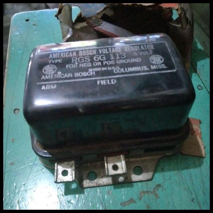 TERLARIS CUT OUT VOLTAGE REGULATOR 6V VINTAGE AMERICAN BOSCH NOS