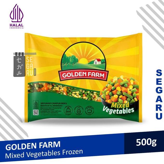 Sayuroi- Golden Farm Mix Vegetable Frozen Sayur Beku 500 Gram