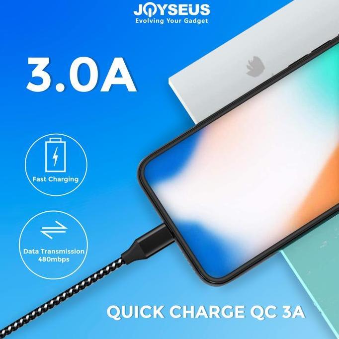 Ayoayo- Joyseus Micro Usb Cable 2.4A Cowboy Gold Braided Cable 120Cm-Kb0002